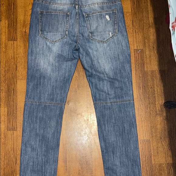 Moto style destroyed WAIMEA Jeans - Picture 4 of 4